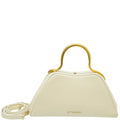 Bvlgari Ivory Serpentine Small Top Handle Bag