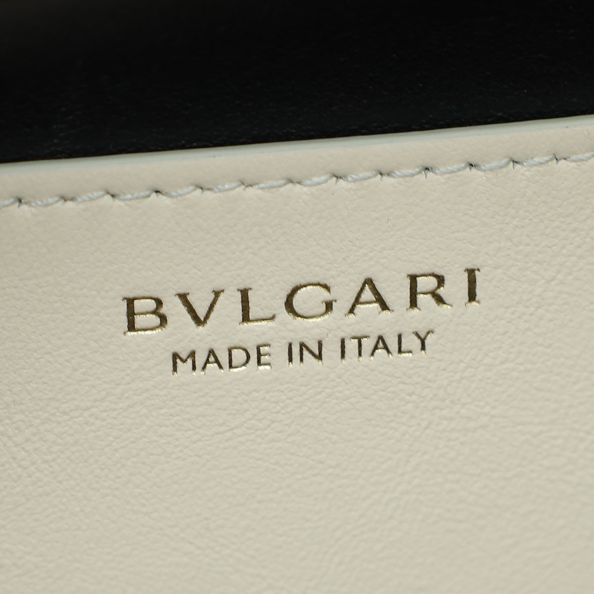 Bvlgari Ivory Serpentine Small Top Handle Bag