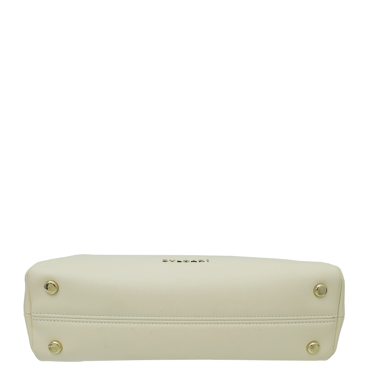 Bvlgari Ivory Serpentine Small Top Handle Bag