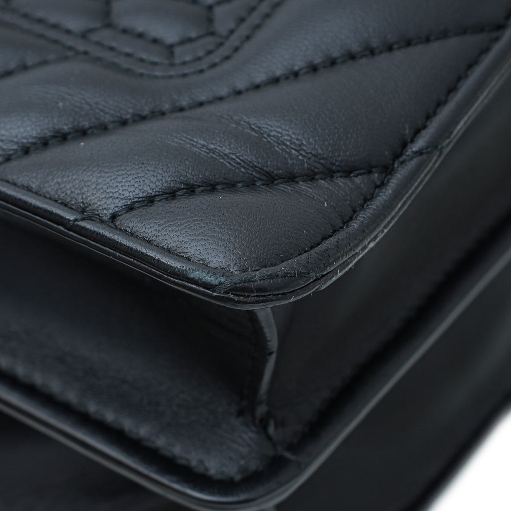 Bvlgari Black Quilted Scaglie Serpenti Forever Medium Flap Bag