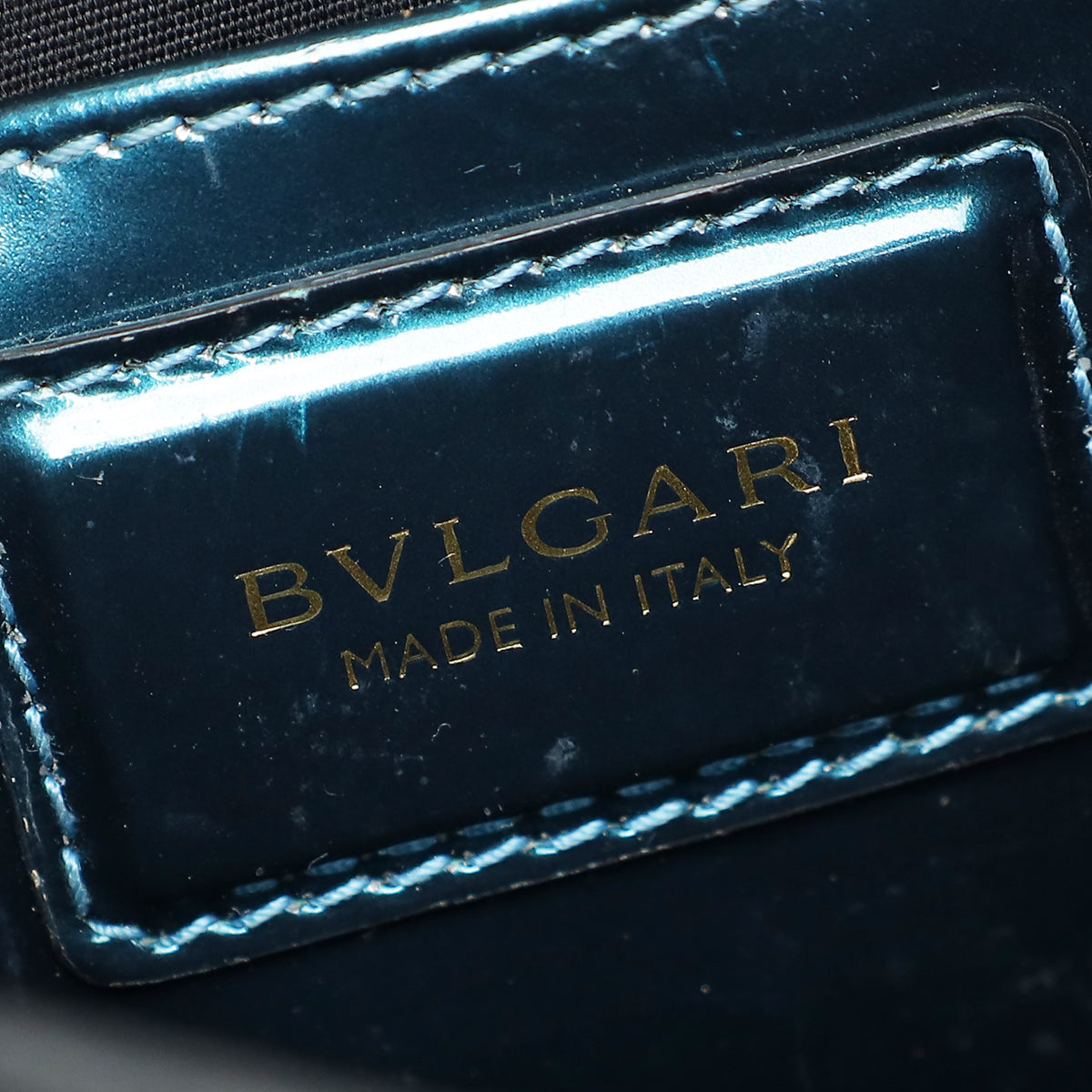 Bvlgari Blue Teal Serpenti Forever Top Handle Small Bag