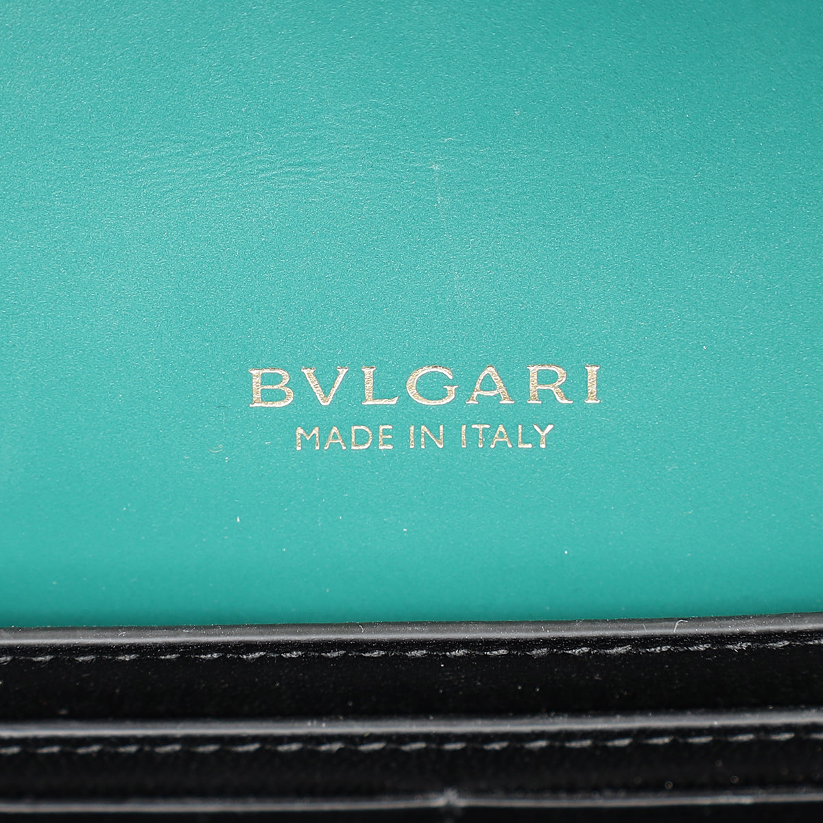 Bvlgari Green Serpenti Forever Chain Wallet