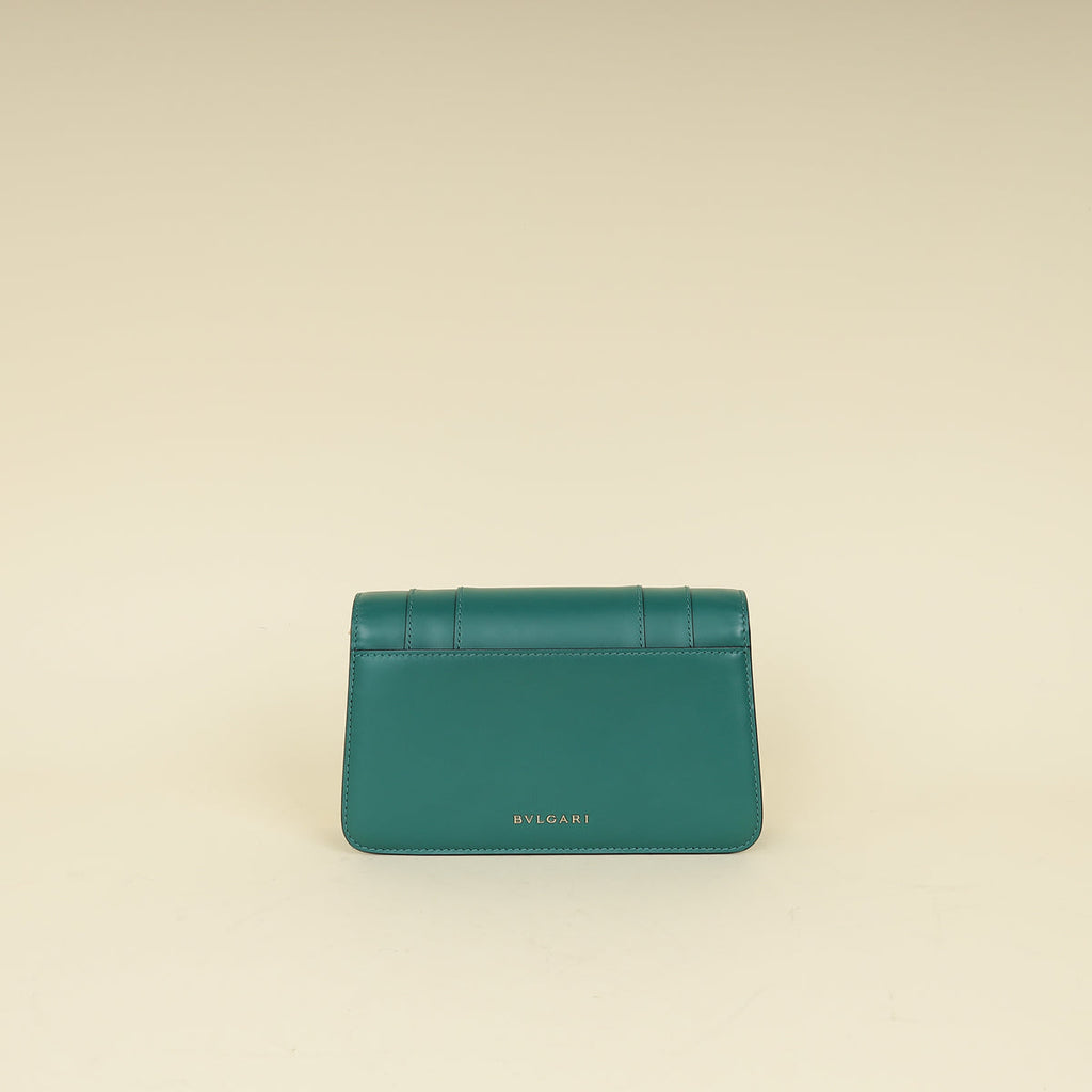 Bvlgari Green Serpenti Forever Chain Wallet
