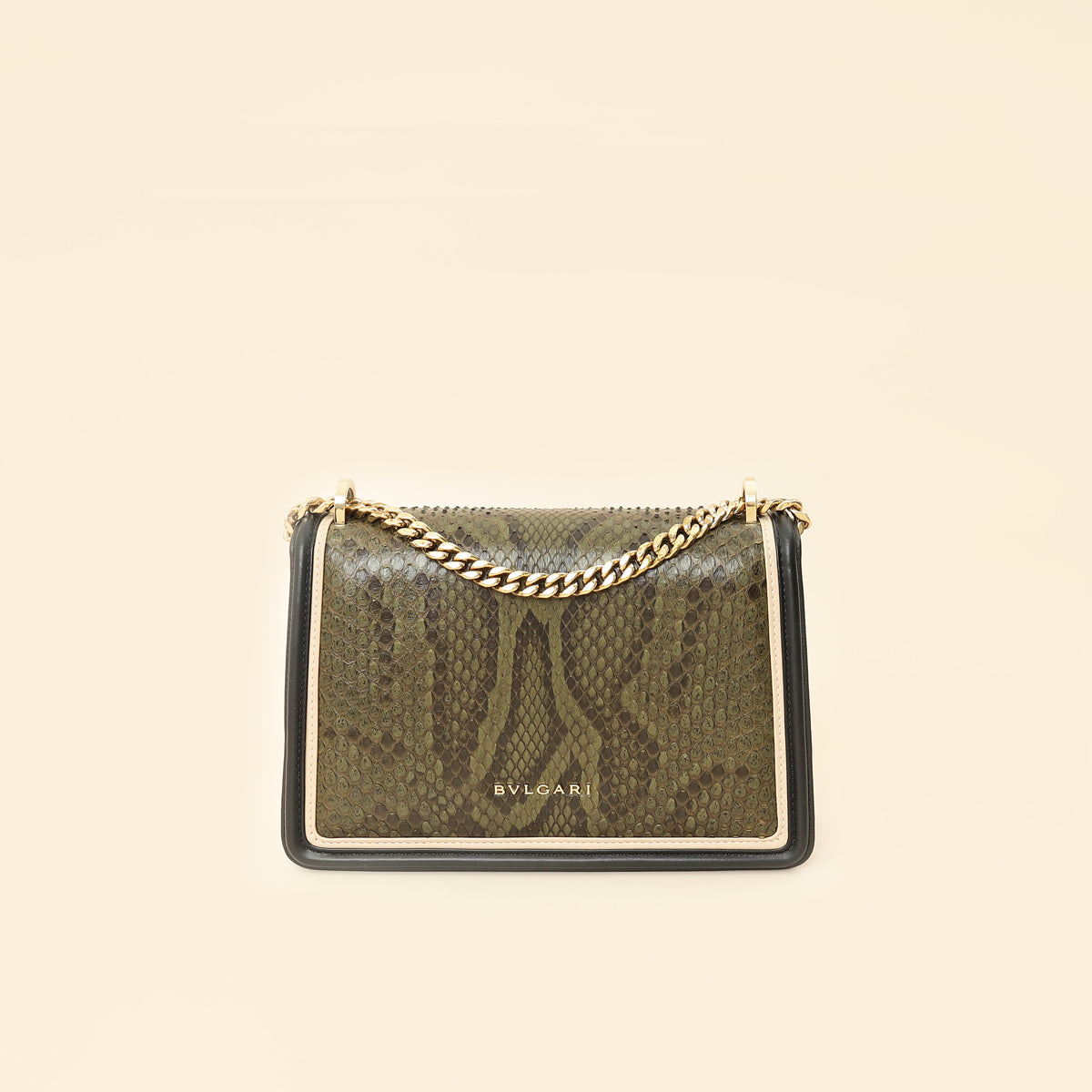 Bvlgari Bicolor Diamond Blast Serpenti Forever Flap Bag