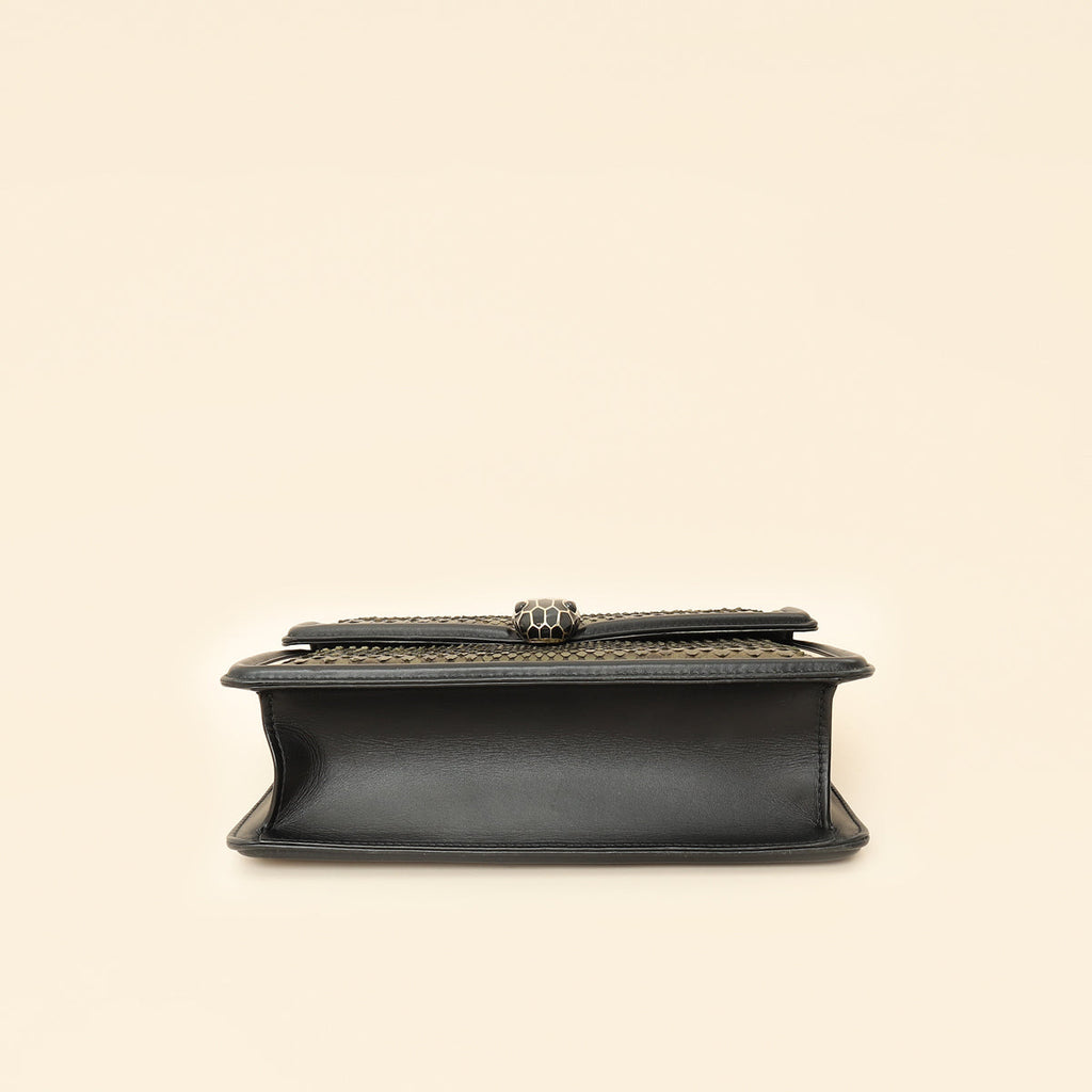 Bvlgari Bicolor Diamond Blast Serpenti Forever Flap Bag