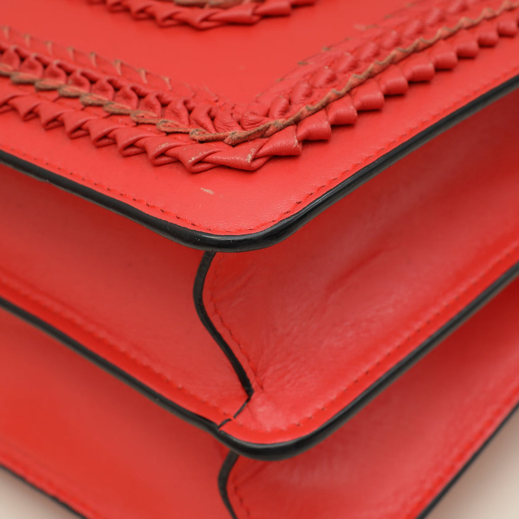 Bvlgari Red Serpenti Forever Large Shoulder Bag