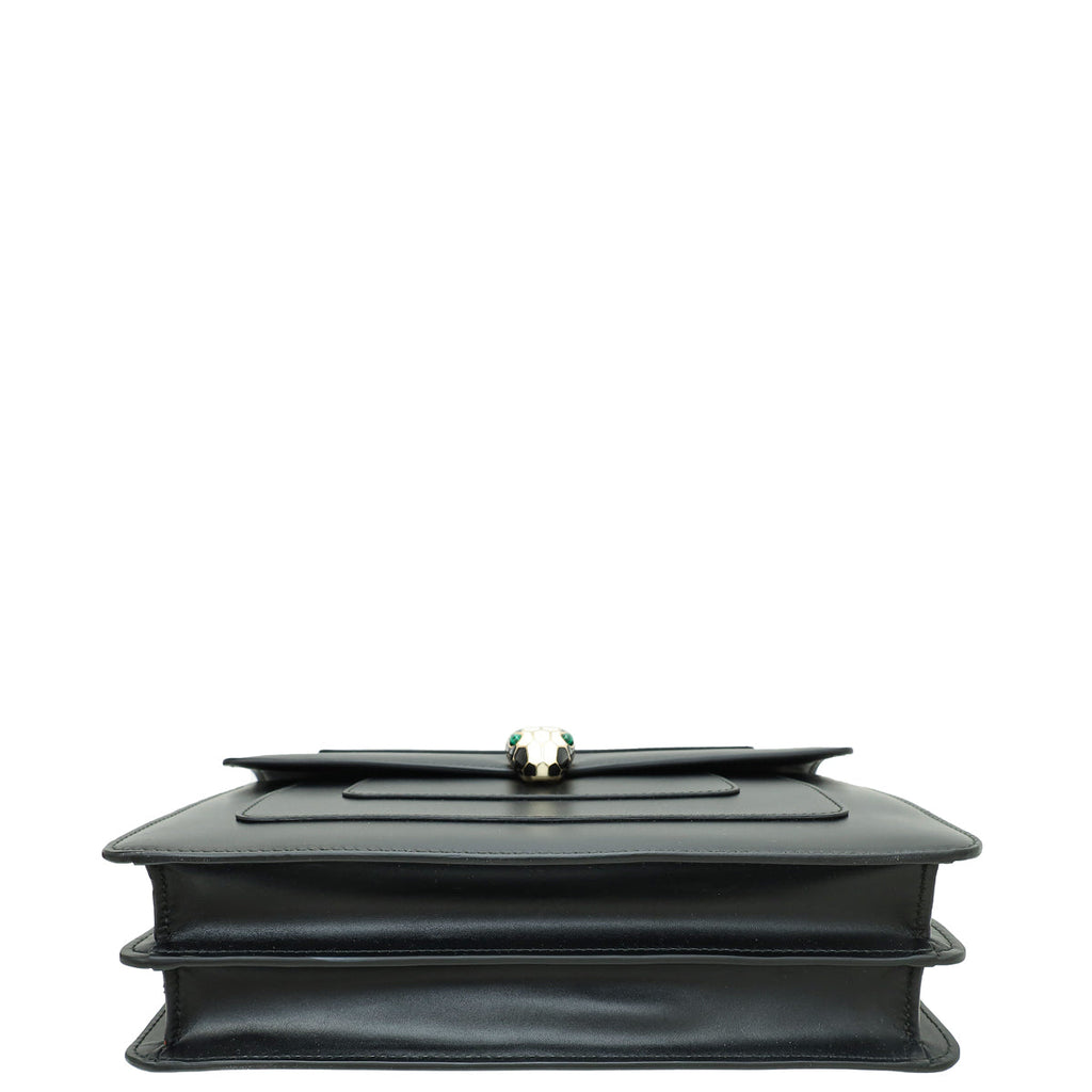 Bvlgari Black Serpenti Forever Shoulder Bag