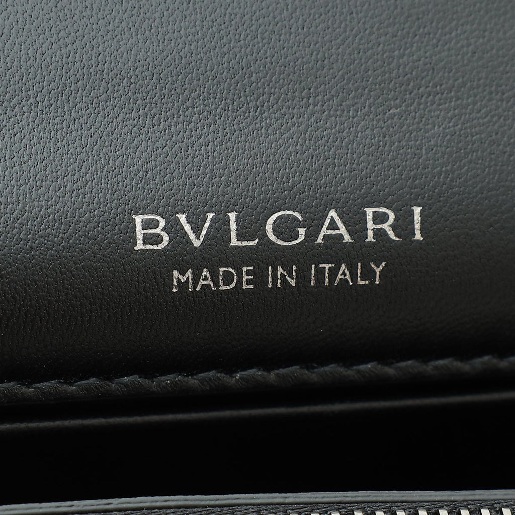 Bvlgari Black Serpenti Forever Maxi Chain Crossbody Bag