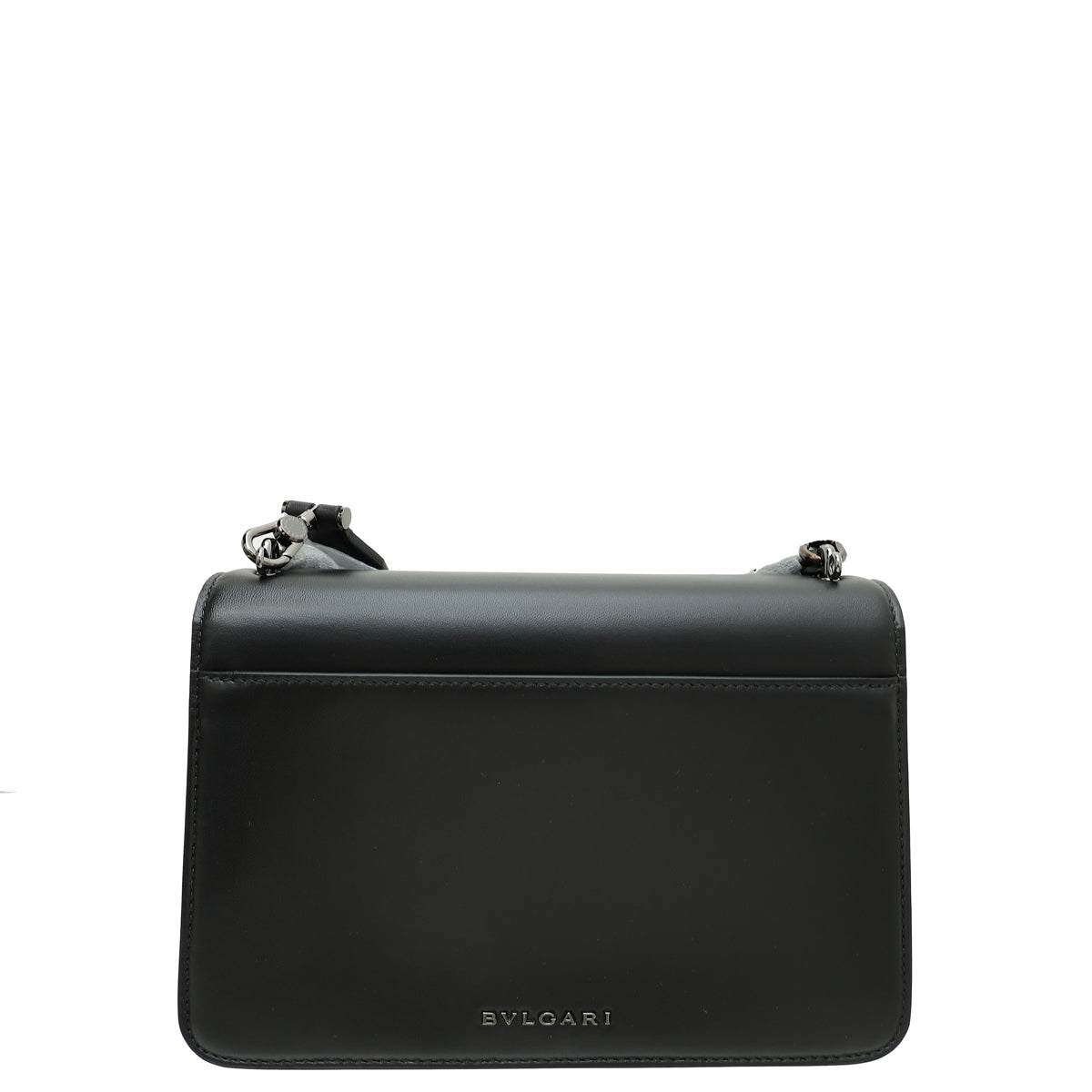 Bvlgari Black Serpenti Forever Maxi Chain Crossbody Bag