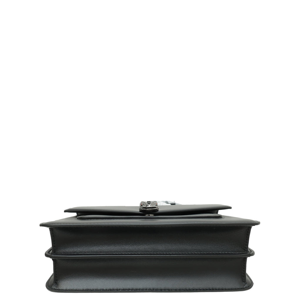 Bvlgari Black Serpenti Forever Maxi Chain Crossbody Bag