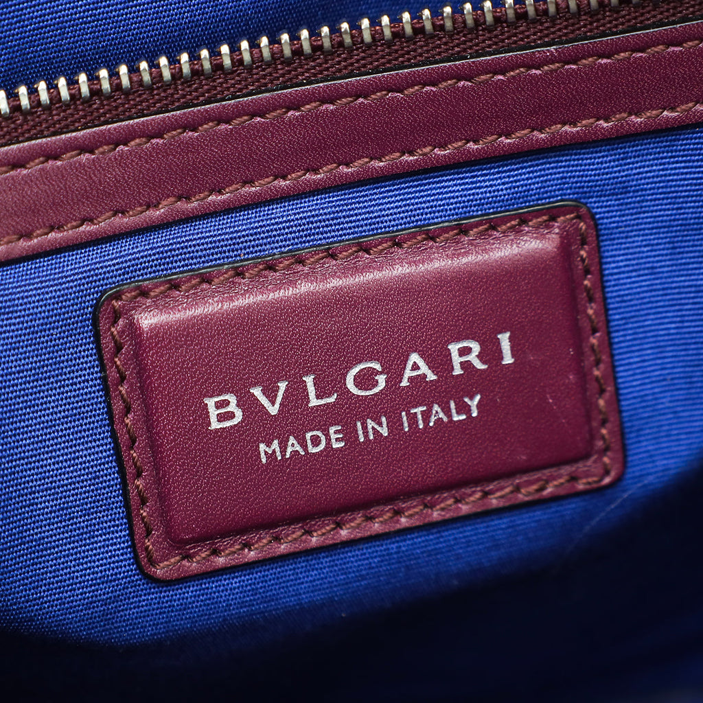 Bvlgari Violet Serpenti Forever Flap Medium Shoulder Bag