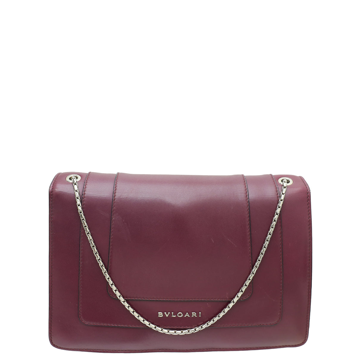 Bvlgari Violet Serpenti Forever Flap Medium Shoulder Bag