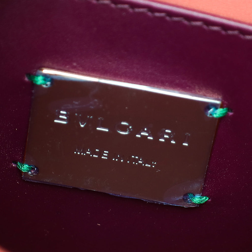Bvlgari Violet Serpenti Forever Small Top Handle Bag