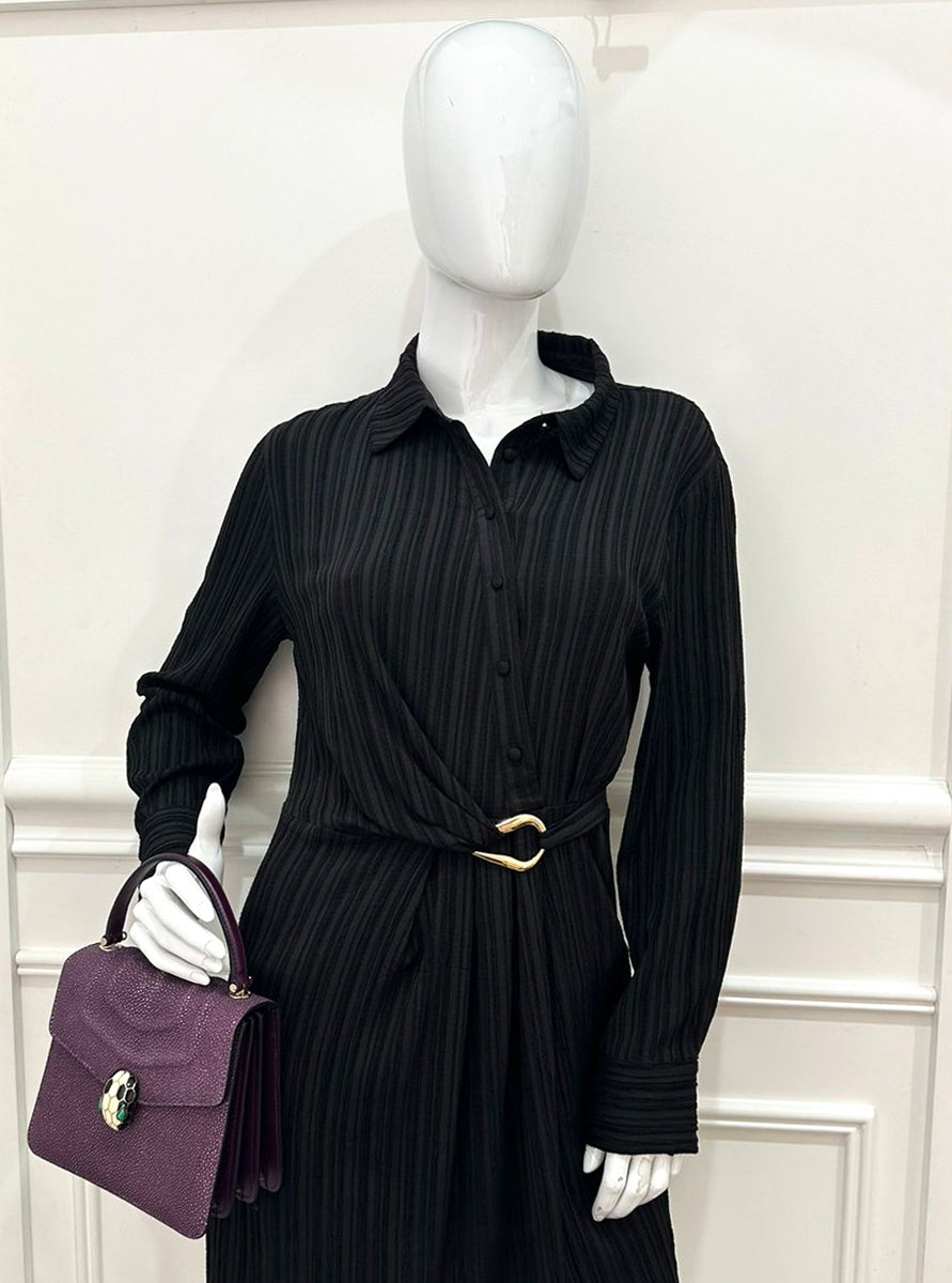 Bvlgari Violet Serpenti Forever Small Top Handle Bag