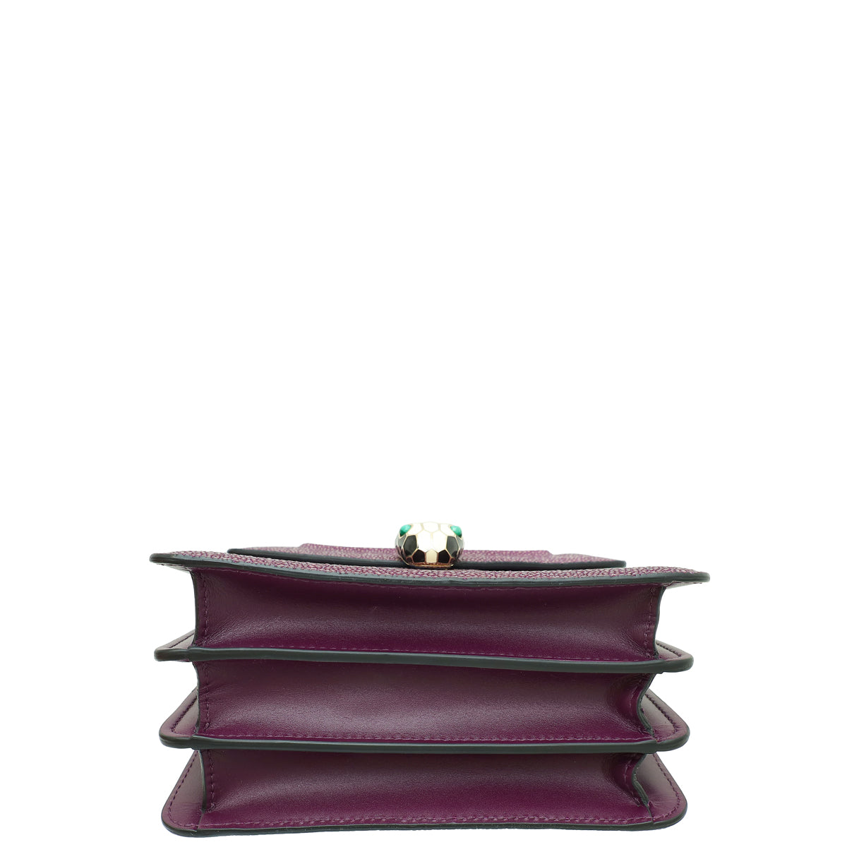 Bvlgari Violet Serpenti Forever Small Top Handle Bag