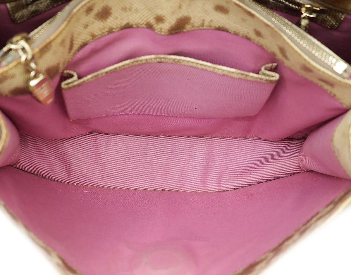 Bvlgari Bicolor Karung Serpenti Forever Shoulder Bag