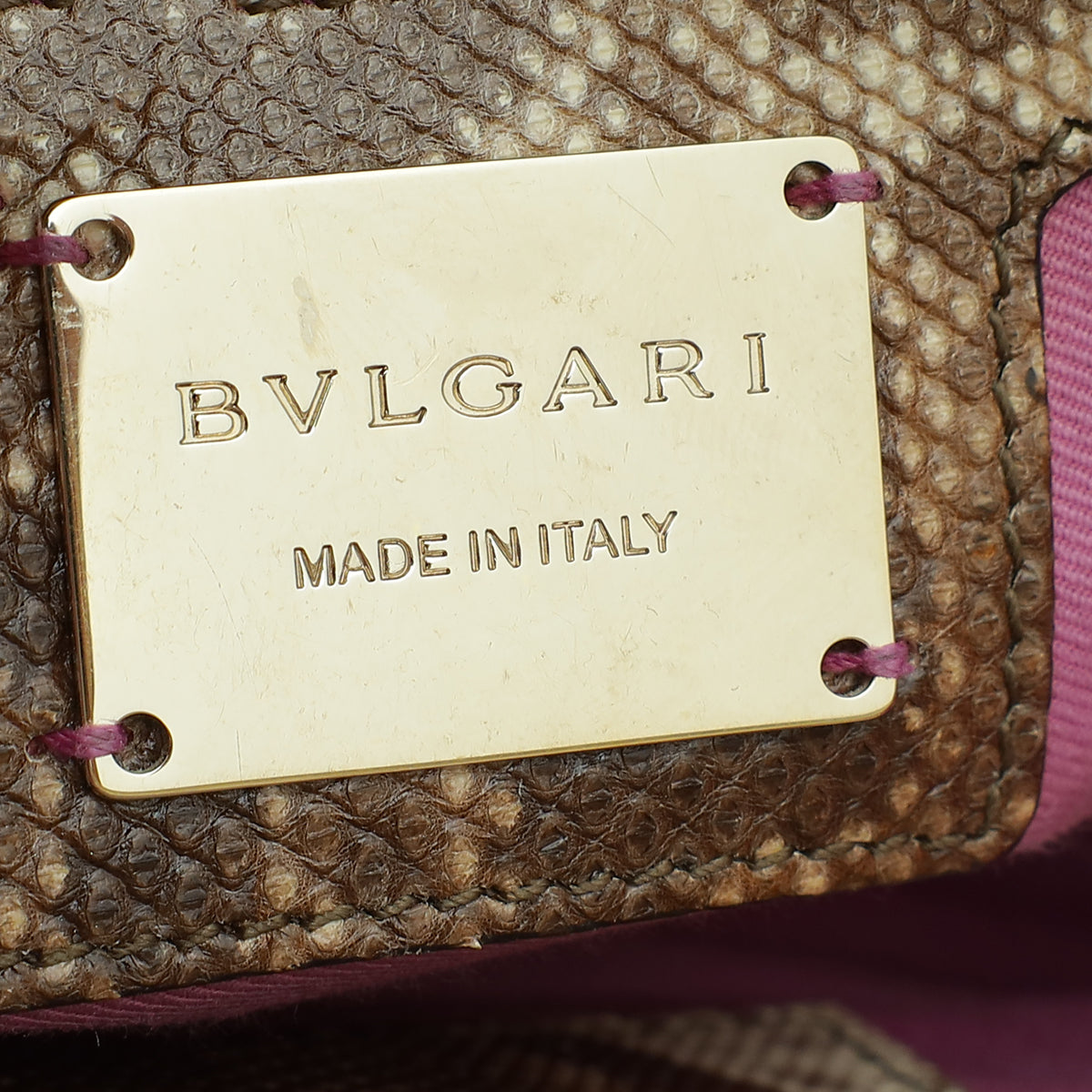 Bvlgari Bicolor Karung Serpenti Forever Shoulder Bag