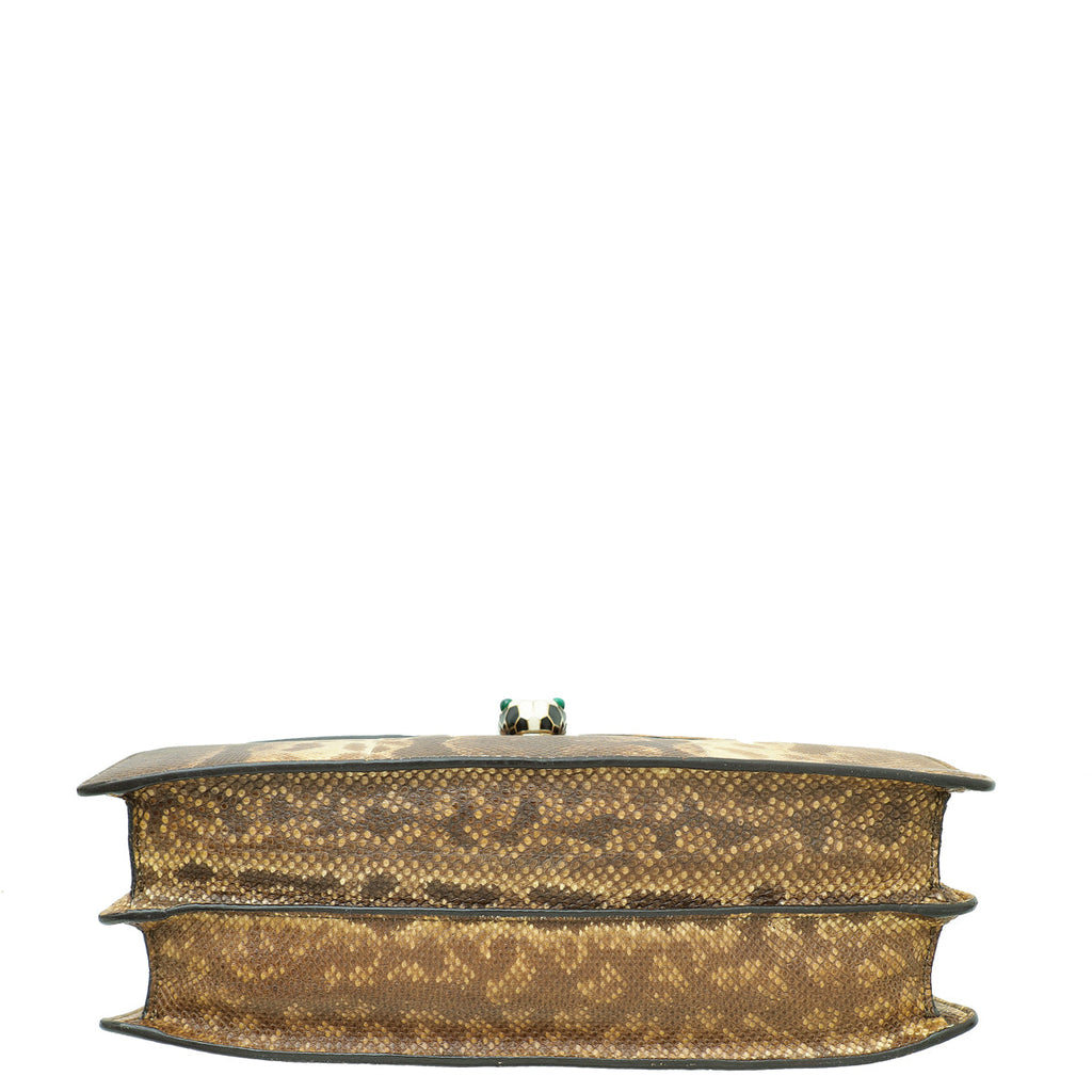 Bvlgari Bicolor Karung Serpenti Forever Shoulder Bag