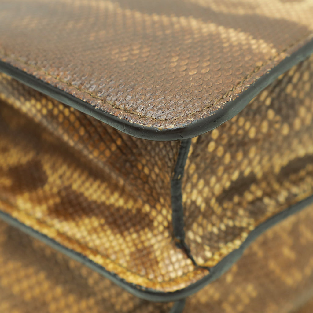 Bvlgari Bicolor Karung Serpenti Forever Shoulder Bag
