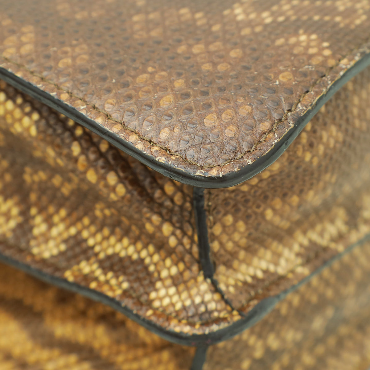 Bvlgari Bicolor Karung Serpenti Forever Shoulder Bag