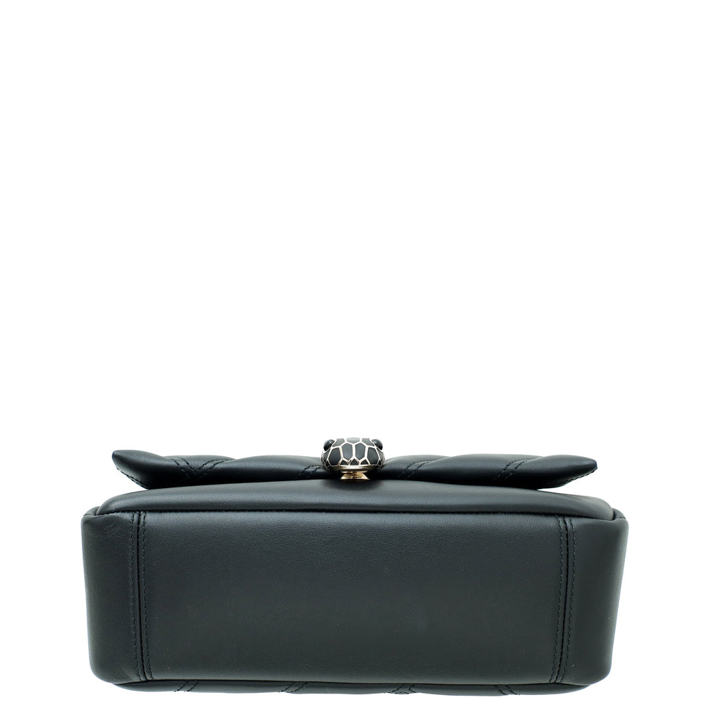 Bvlgari Black Cabochon Shoulder Bag