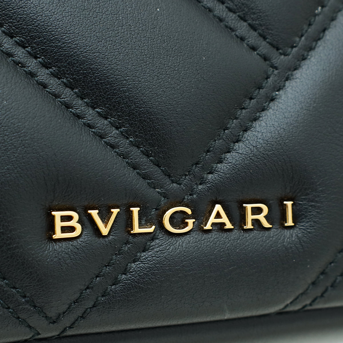 Bvlgari Black Cabochon Shoulder Bag