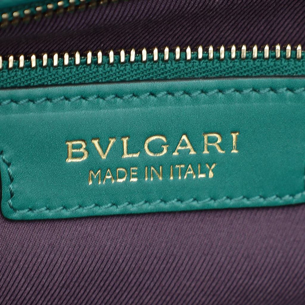 Bvlgari Green Serpenti Forever Large Flap Bag