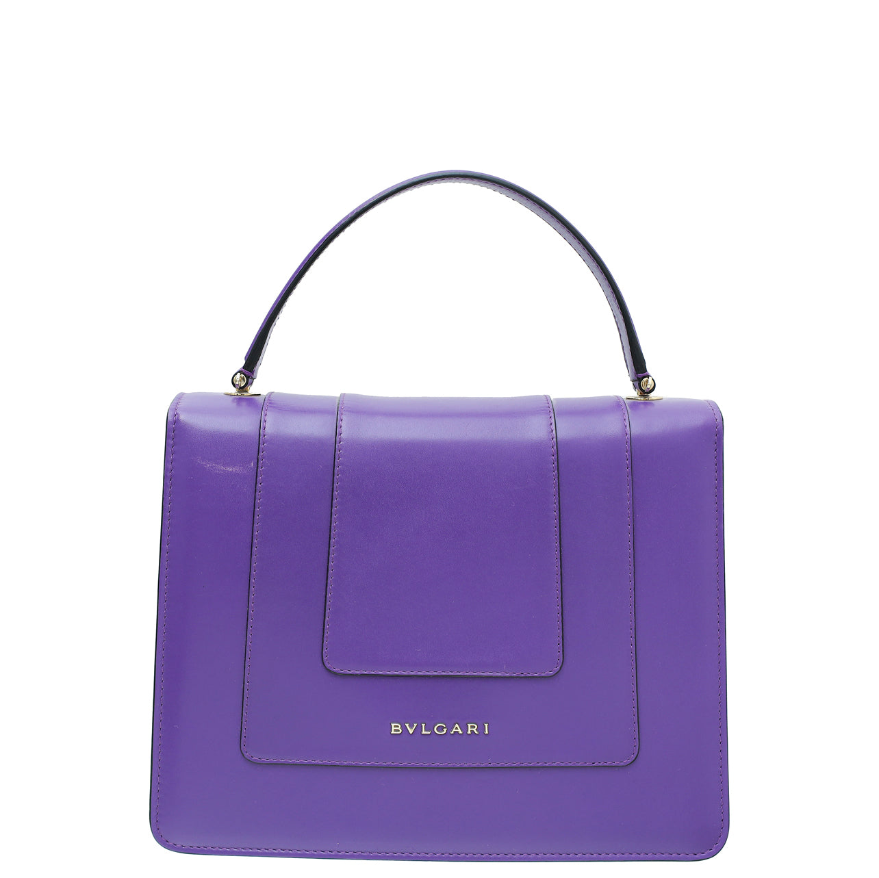 Bvlgari Violet Serpenti Forever Top Handle Bag
