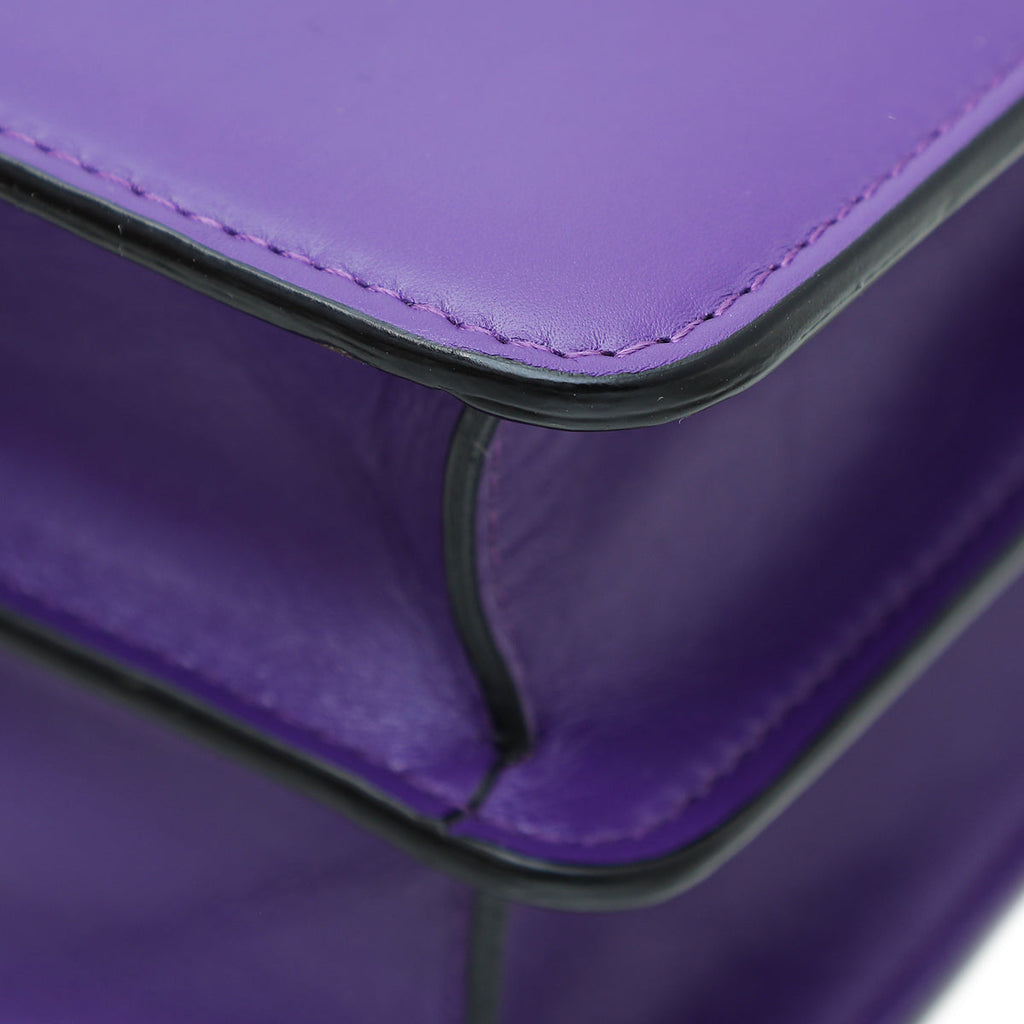 Bvlgari Violet Serpenti Forever Top Handle Bag