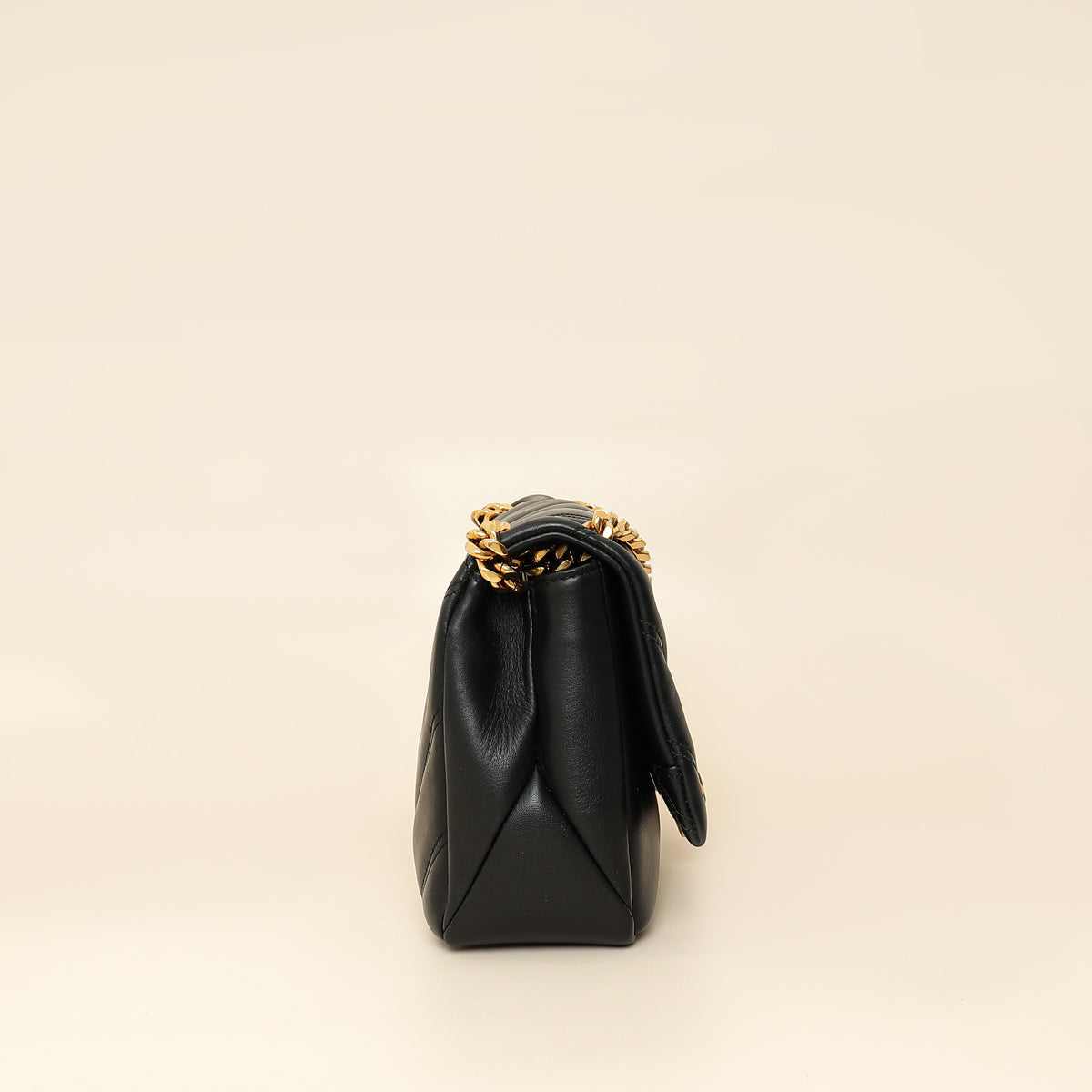 Bvlgari Black Serpenti Cabochon Small Shoulder Bag