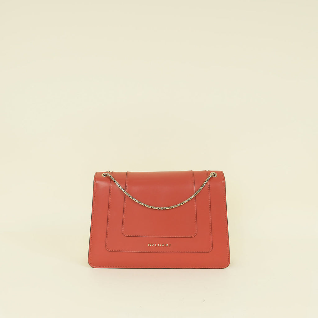 Bvlgari Rust Serpenti Forever Large Flap Bag
