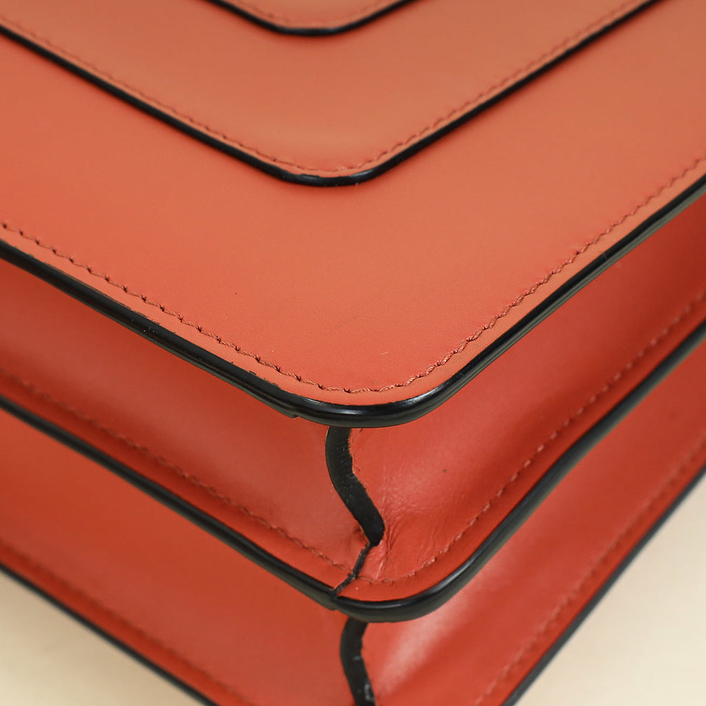 Bvlgari Rust Serpenti Forever Large Flap Bag