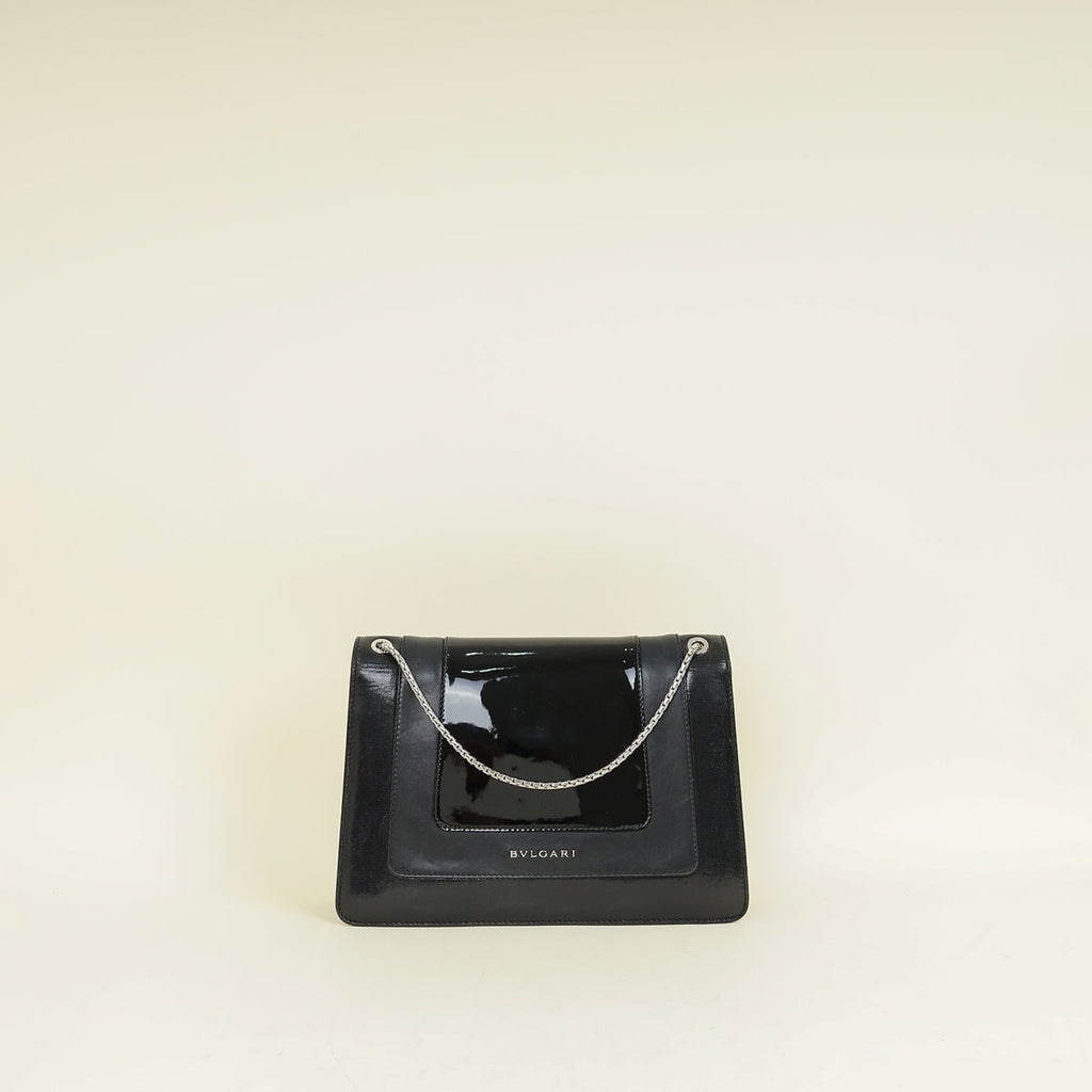 Bvlgari Black Serpenti Forever Shoulder Bag