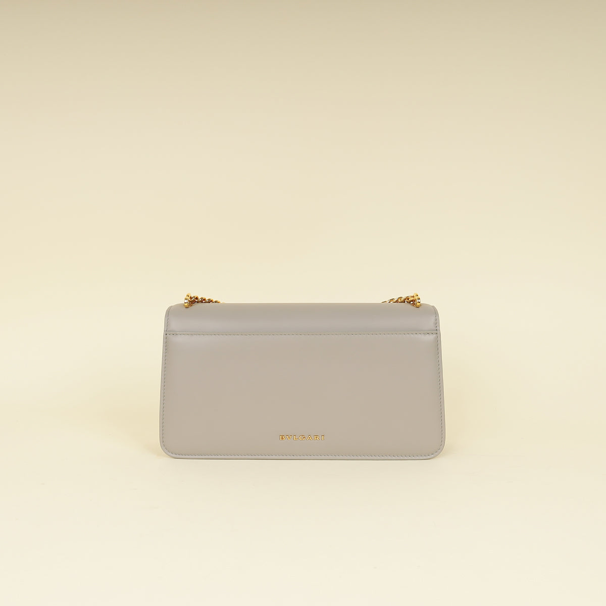 Bvlgari Grey Serpenti East-west Maxi Chain Shoulder Bag