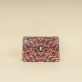 Bvlgari Pink Multicolor L.E Serpenti Forever Python Flap Bag