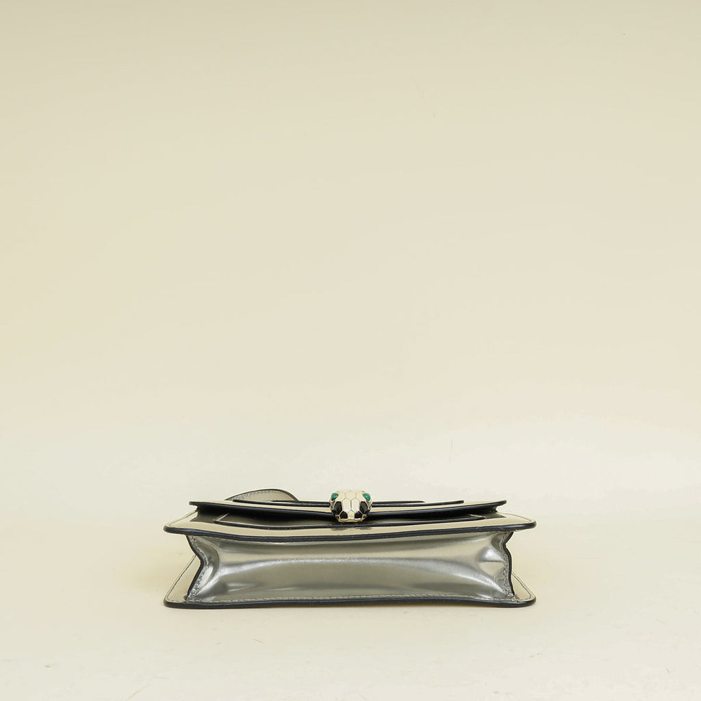Bvlgari Silver Serpenti Forever East West Crossbody Bag
