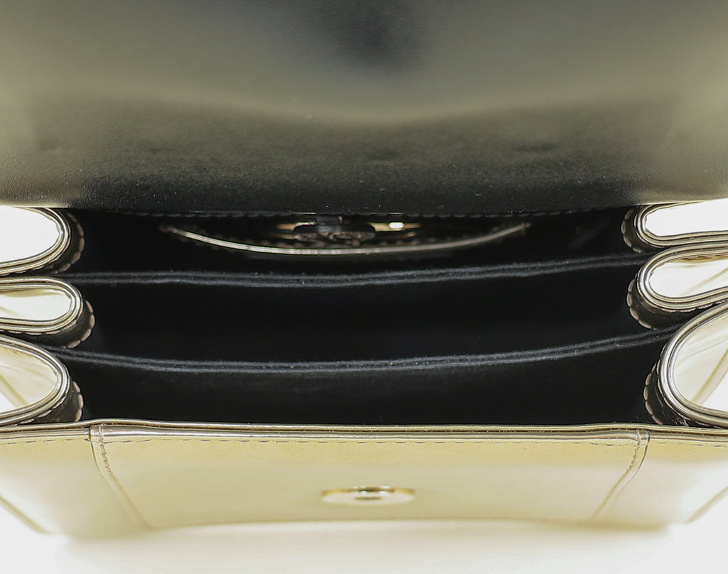 Bvlgari Antique BronzeSerpenti Forever Top Handle Bag