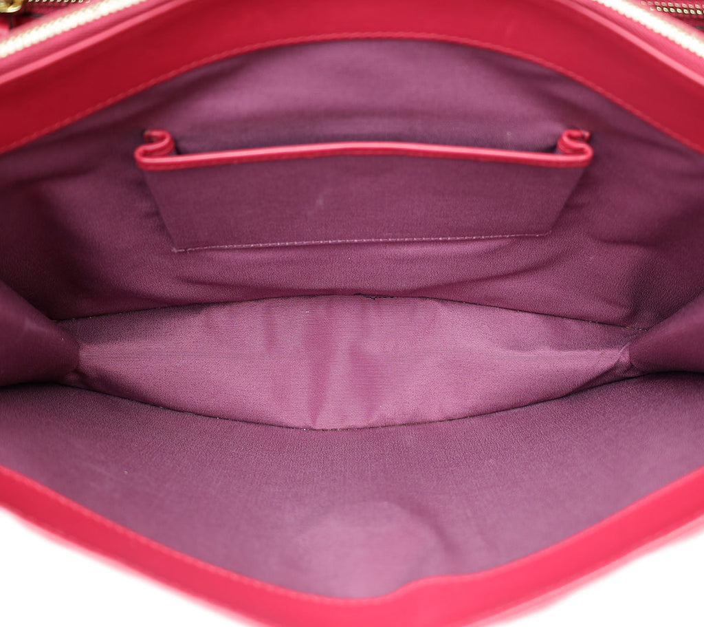 Bvlgari Fuchsia Serpenti Forever Shoulder Bag
