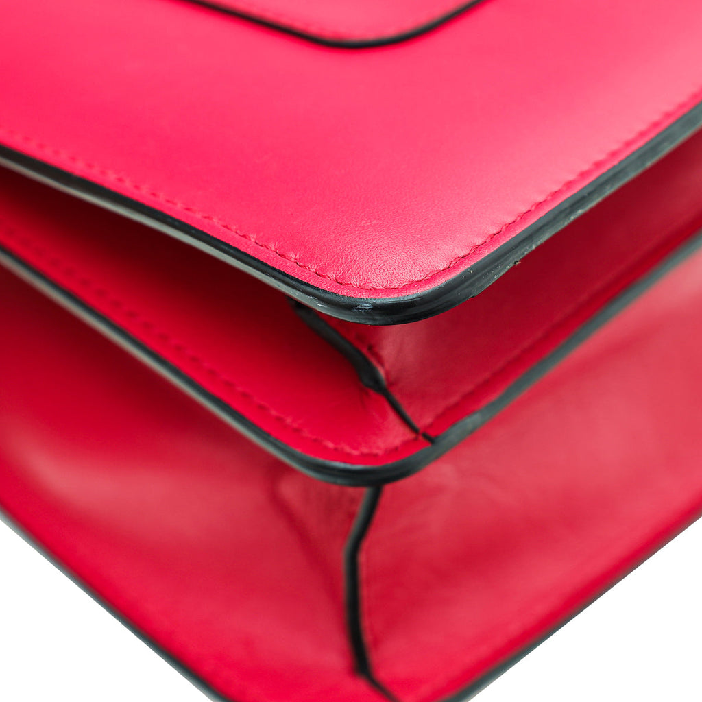 Bvlgari Fuchsia Serpenti Forever Shoulder Bag
