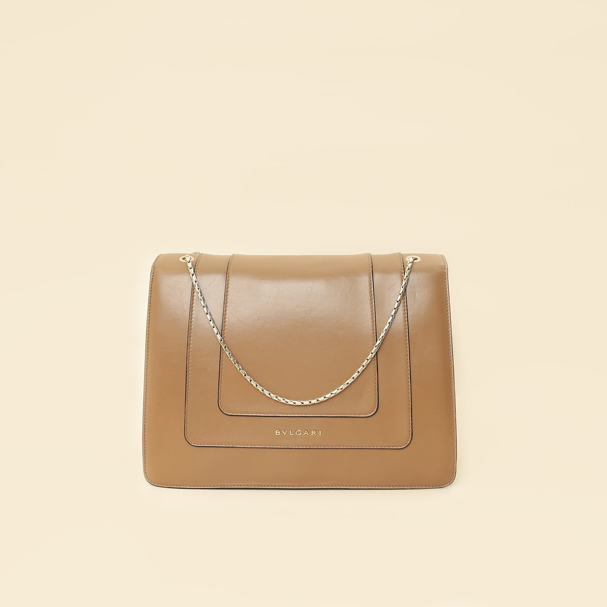 Bvlgari Brown Serpenti Forever Shoulder Bag