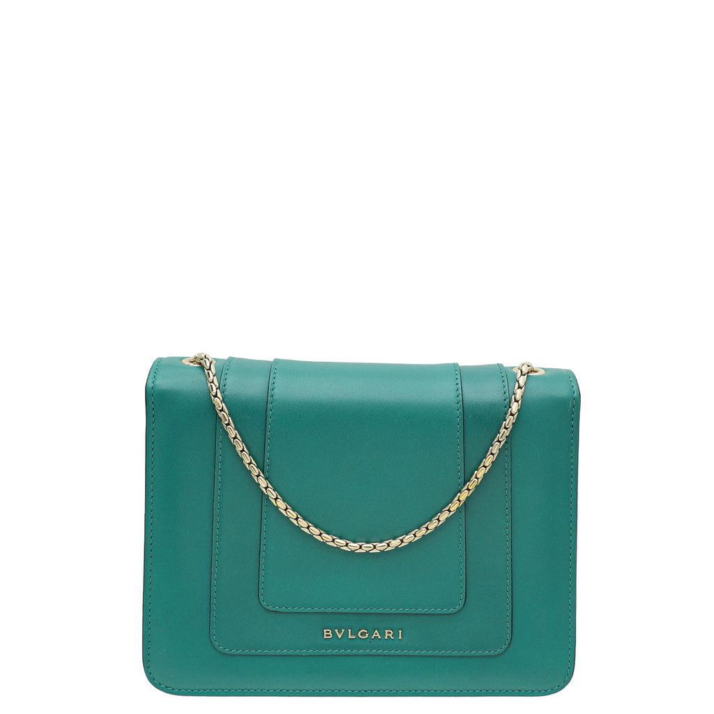Bvlgari Green Serpenti Forever Small Shoulder Bag