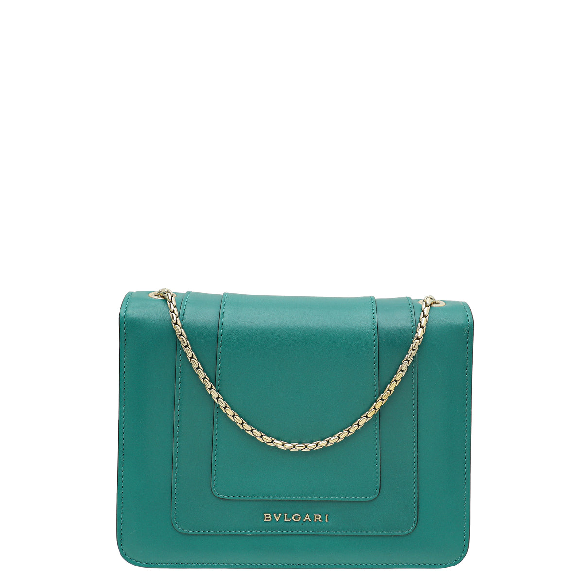 Bvlgari Green Serpenti Forever Small Shoulder Bag