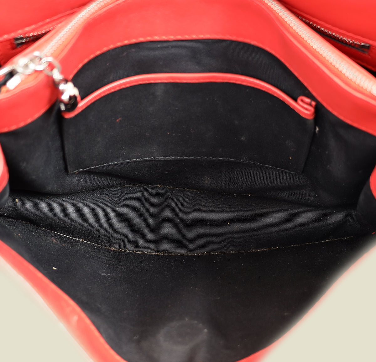 Bvlgari Red Serpenti Ruffled Forever Shoulder Bag