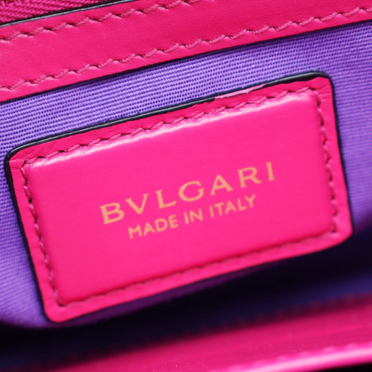 Bvlgari Fuchsia Serpenti Forever Shoulder Bag