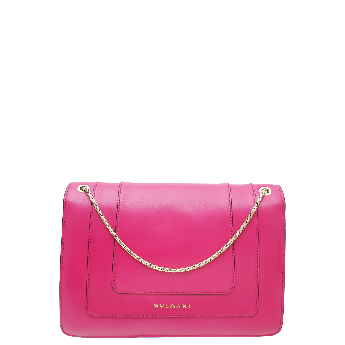 Bvlgari Fuchsia Serpenti Forever Shoulder Bag