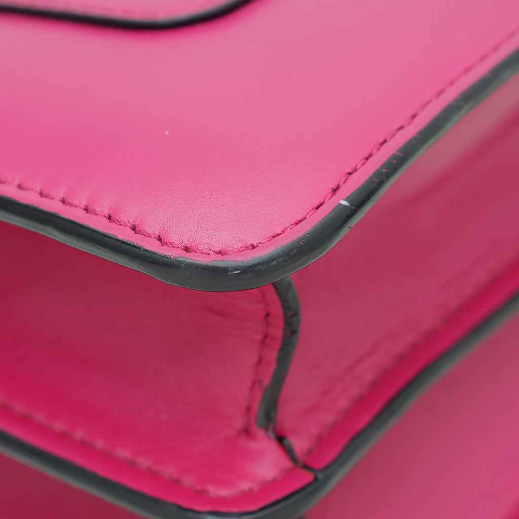 Bvlgari Fuchsia Serpenti Forever Shoulder Bag