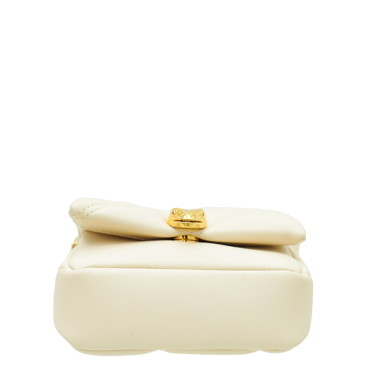 Bvlgari Ivory Serpenti Cabochon Micro Bag