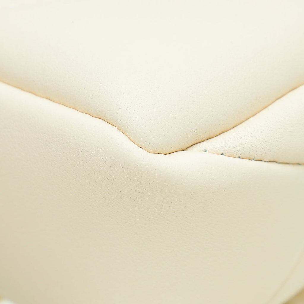 Bvlgari Ivory Serpenti Cabochon Micro Bag