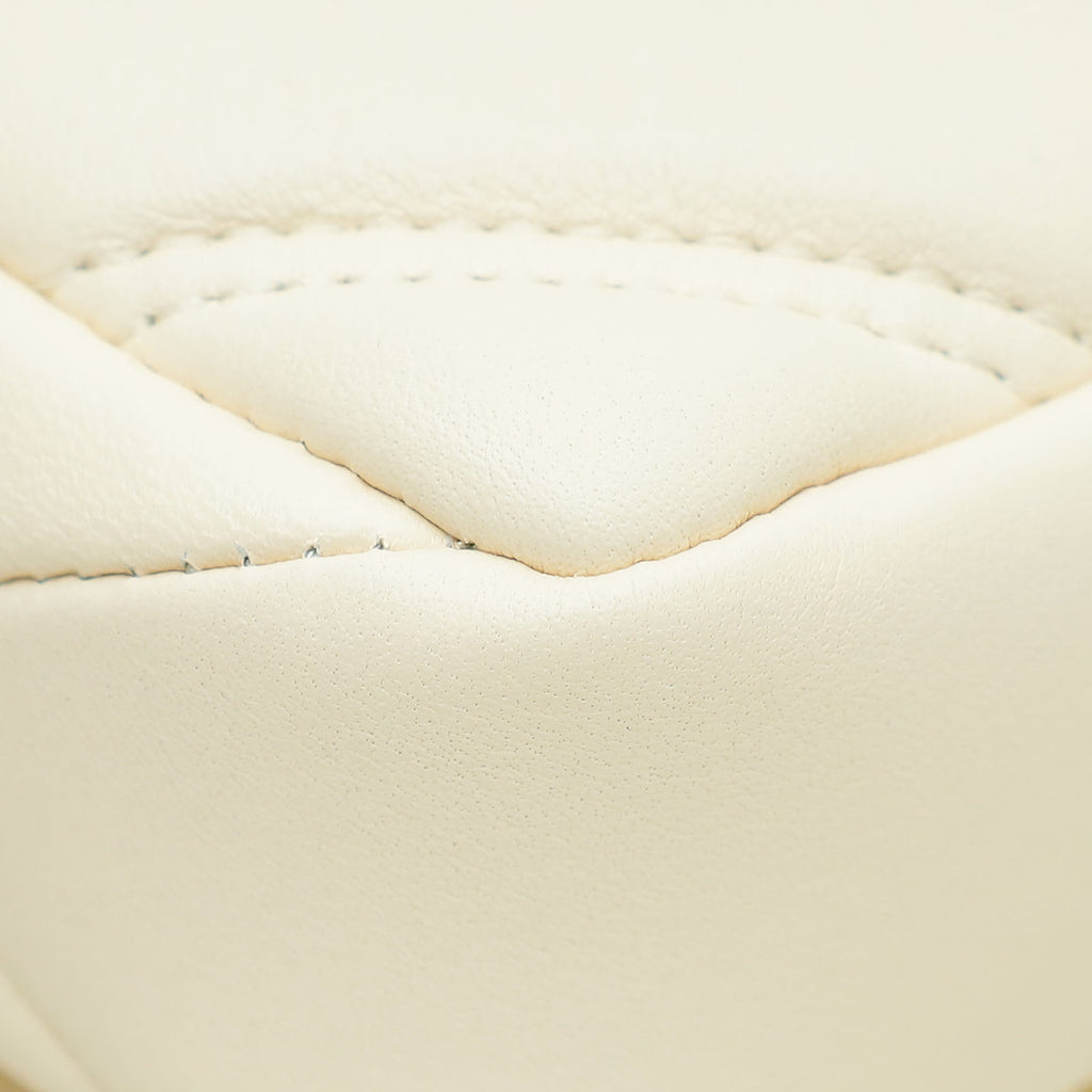 Bvlgari Ivory Serpenti Cabochon Micro Bag