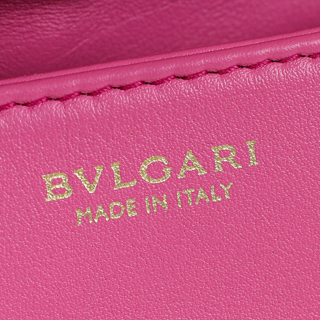 Bvlgari Pink Serpenti Cabochon Micro Bag